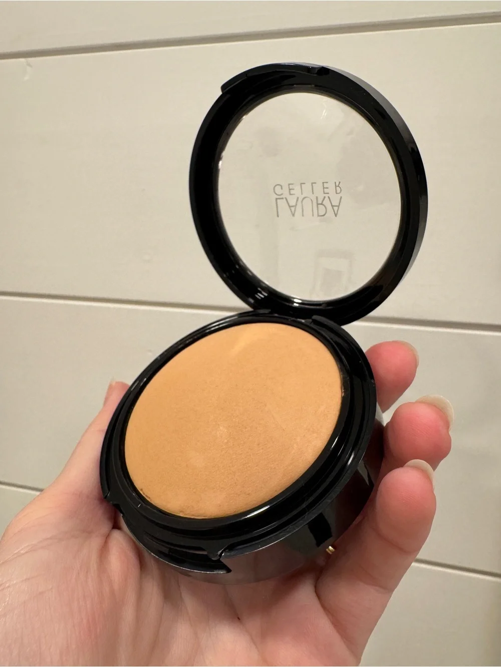 Laura Geller Double Take Baked Powder Foundation Medium 0.35 Oz